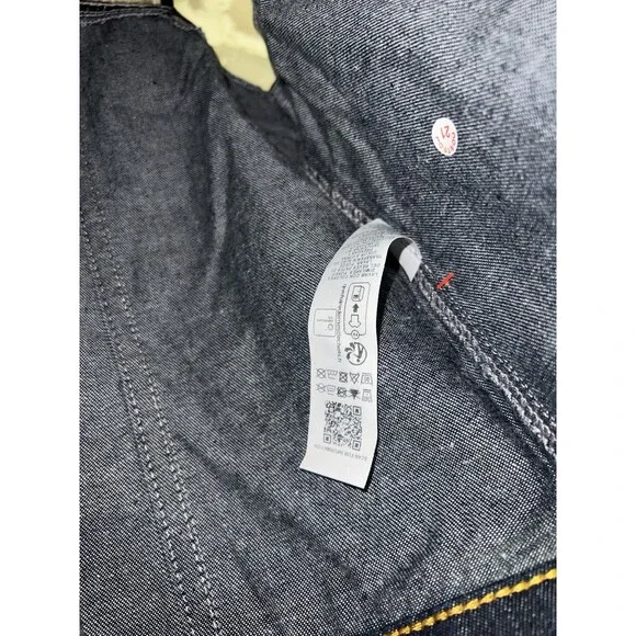 NEW! ASOS Hybrid Chiffon Denim Shirt in Dark Blue Size US 8 - Picture 2 of 7